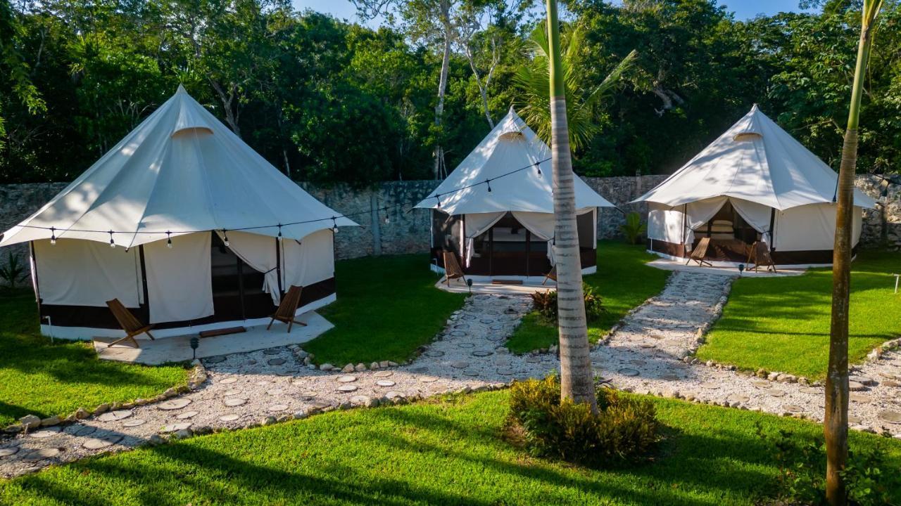 Xakluum Eco Glampings Hotel Puerto Morelos Buitenkant foto