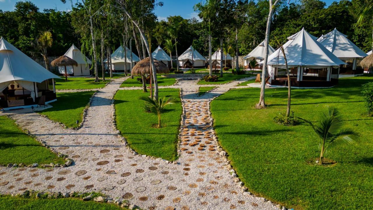 Xakluum Eco Glampings Hotel Puerto Morelos Buitenkant foto