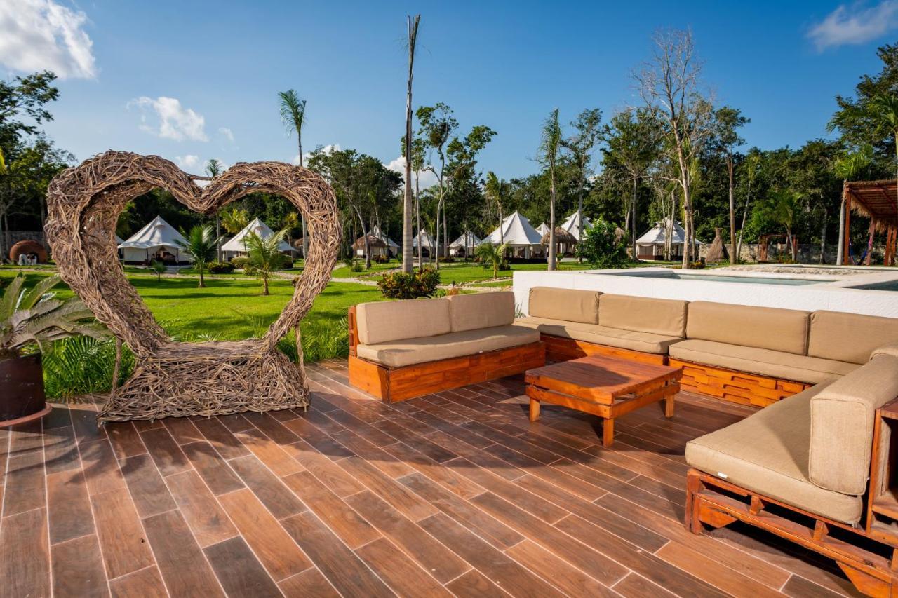 Xakluum Eco Glampings Hotel Puerto Morelos Buitenkant foto