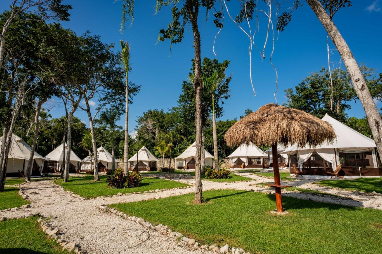 Xakluum Eco Glampings Hotel Puerto Morelos Buitenkant foto