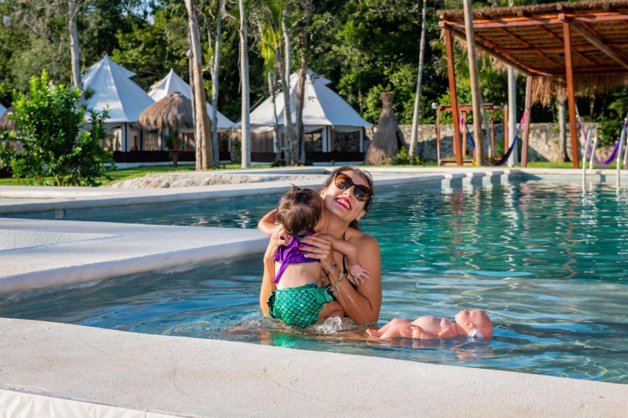 Xakluum Eco Glampings Hotel Puerto Morelos Buitenkant foto