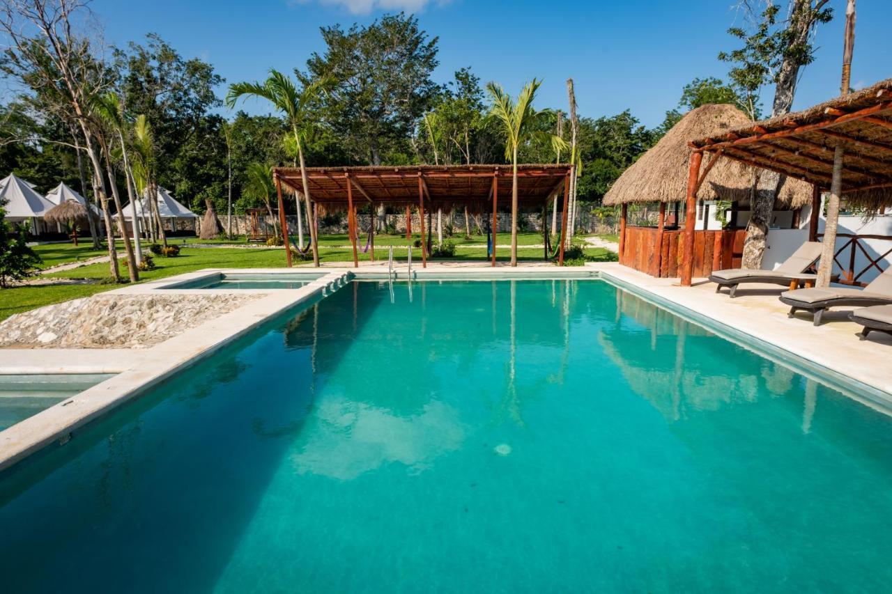 Xakluum Eco Glampings Hotel Puerto Morelos Buitenkant foto