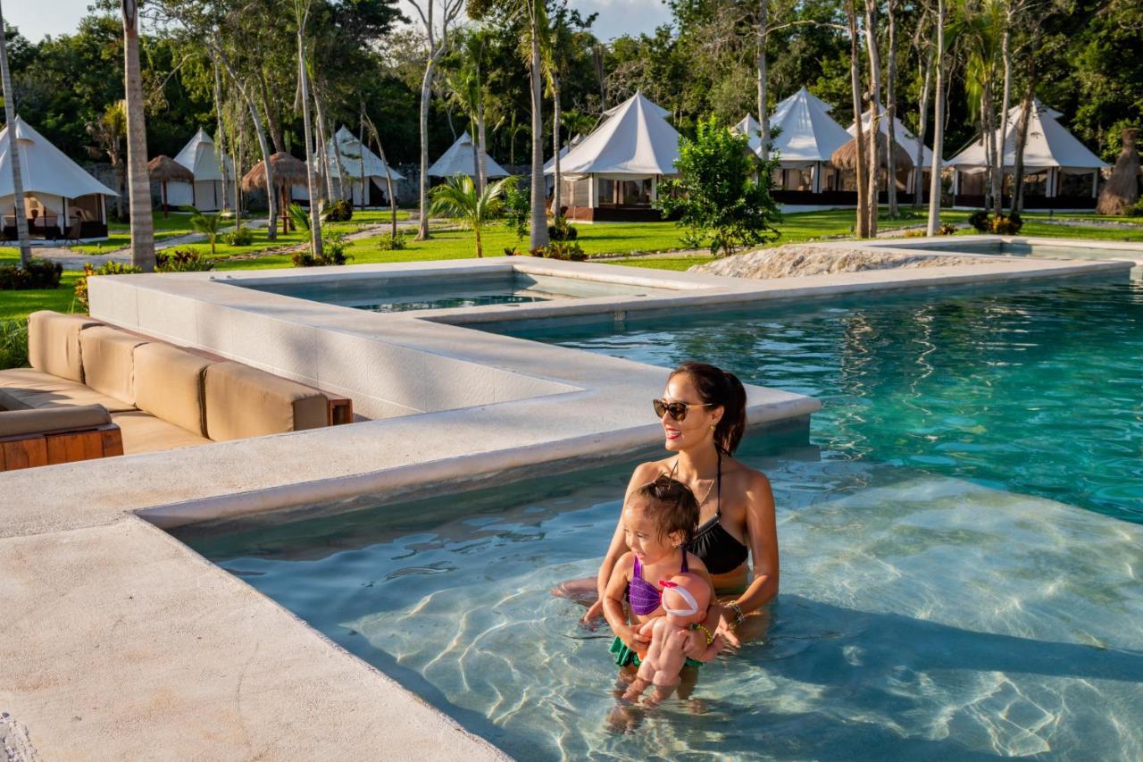 Xakluum Eco Glampings Hotel Puerto Morelos Buitenkant foto