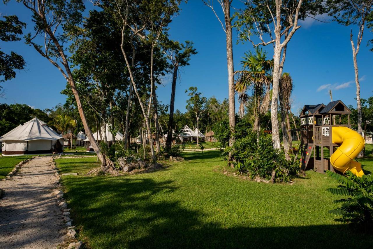 Xakluum Eco Glampings Hotel Puerto Morelos Buitenkant foto