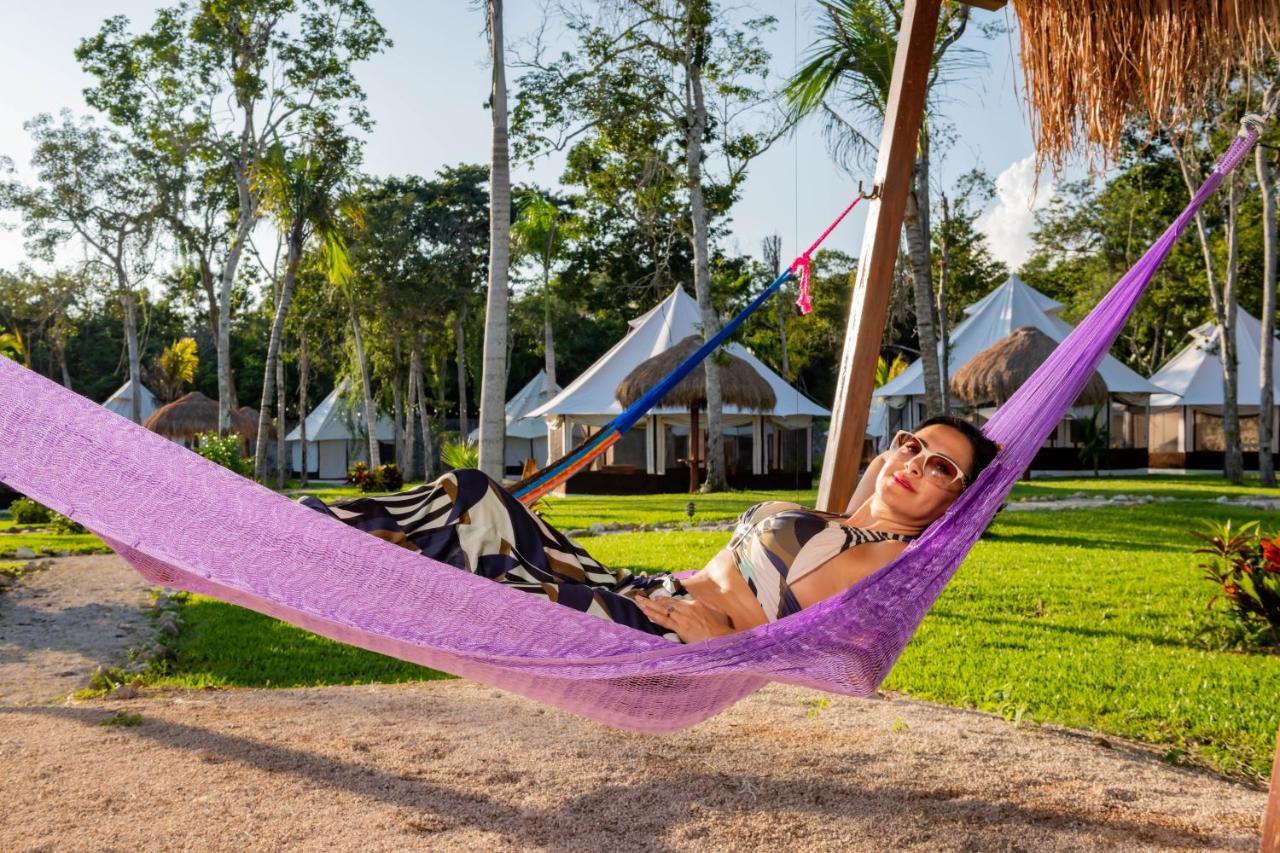 Xakluum Eco Glampings Hotel Puerto Morelos Buitenkant foto
