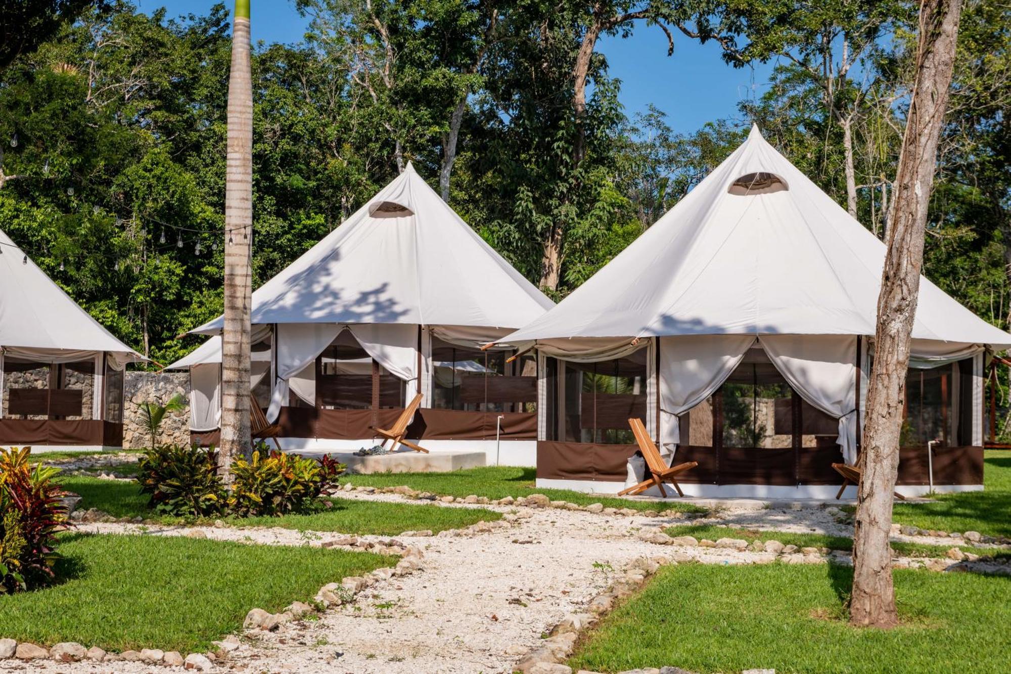 Xakluum Eco Glampings Hotel Puerto Morelos Buitenkant foto